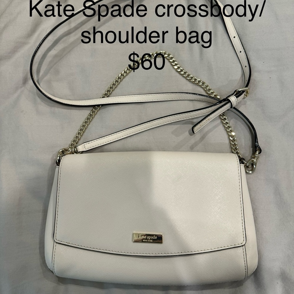 Kate Spade crossbody or shoulder bag- white